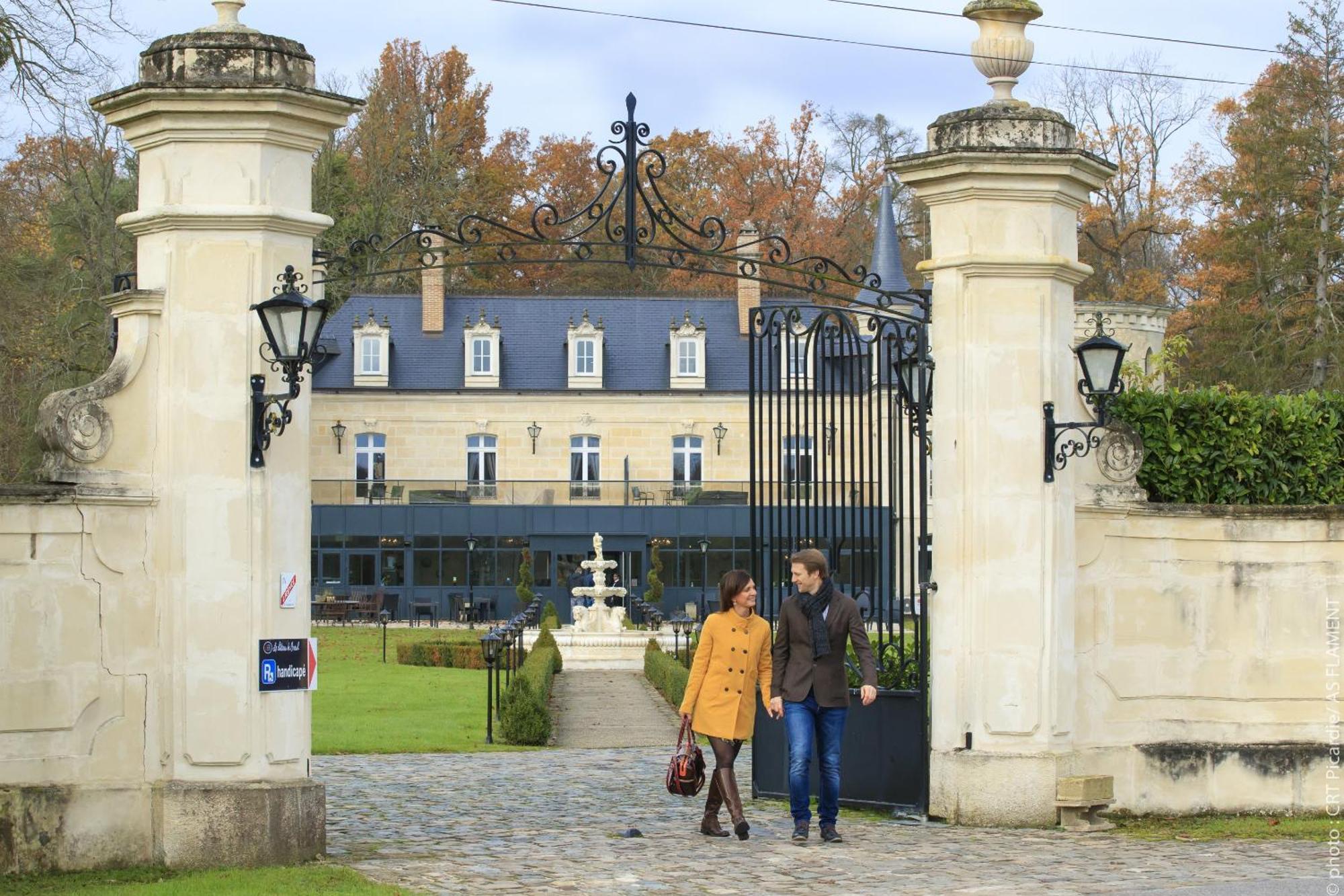Chateau De Breuil Panzió Bruyères-et-Montbérault Kültér fotó