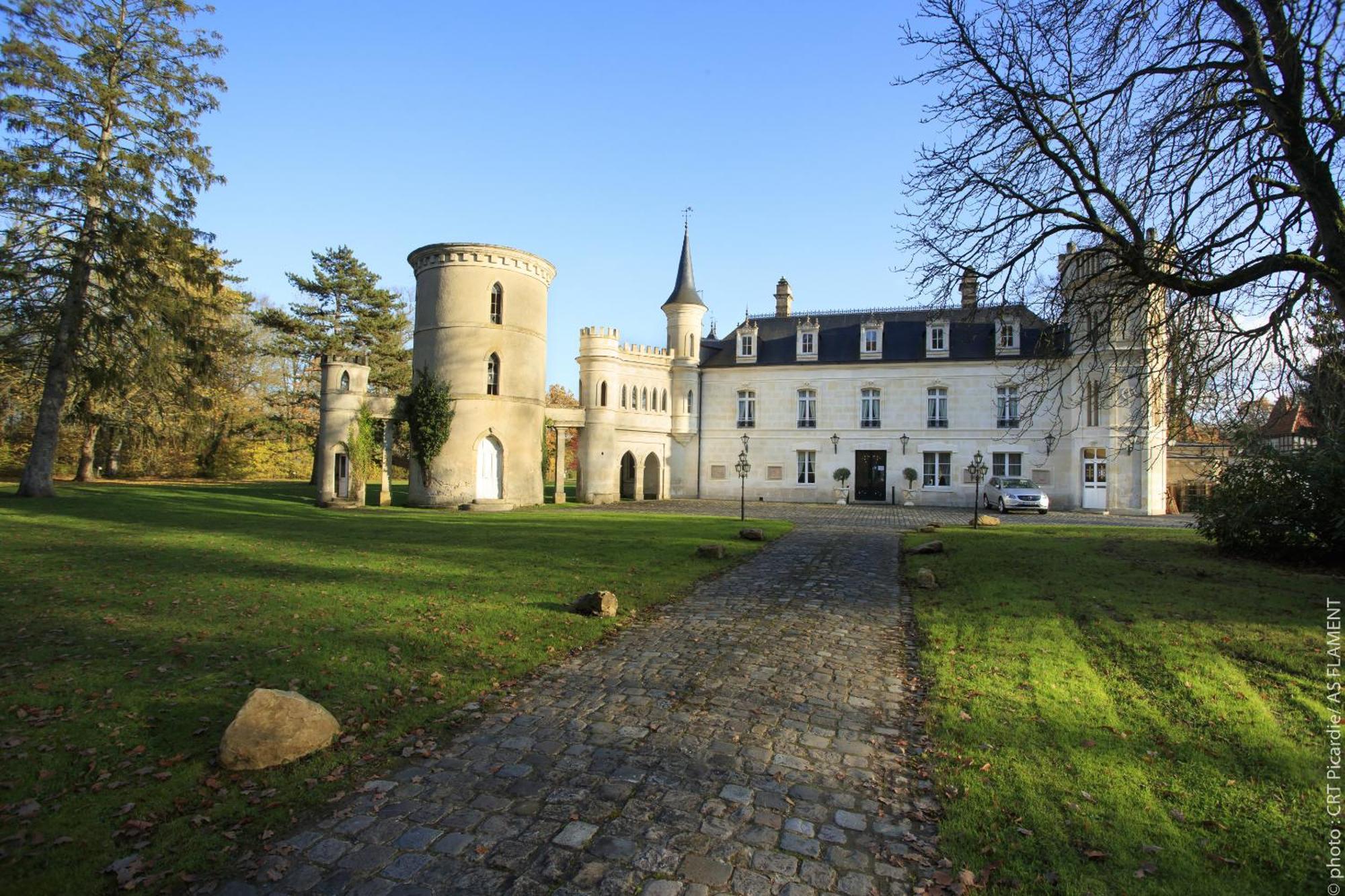 Chateau De Breuil Panzió Bruyères-et-Montbérault Szoba fotó