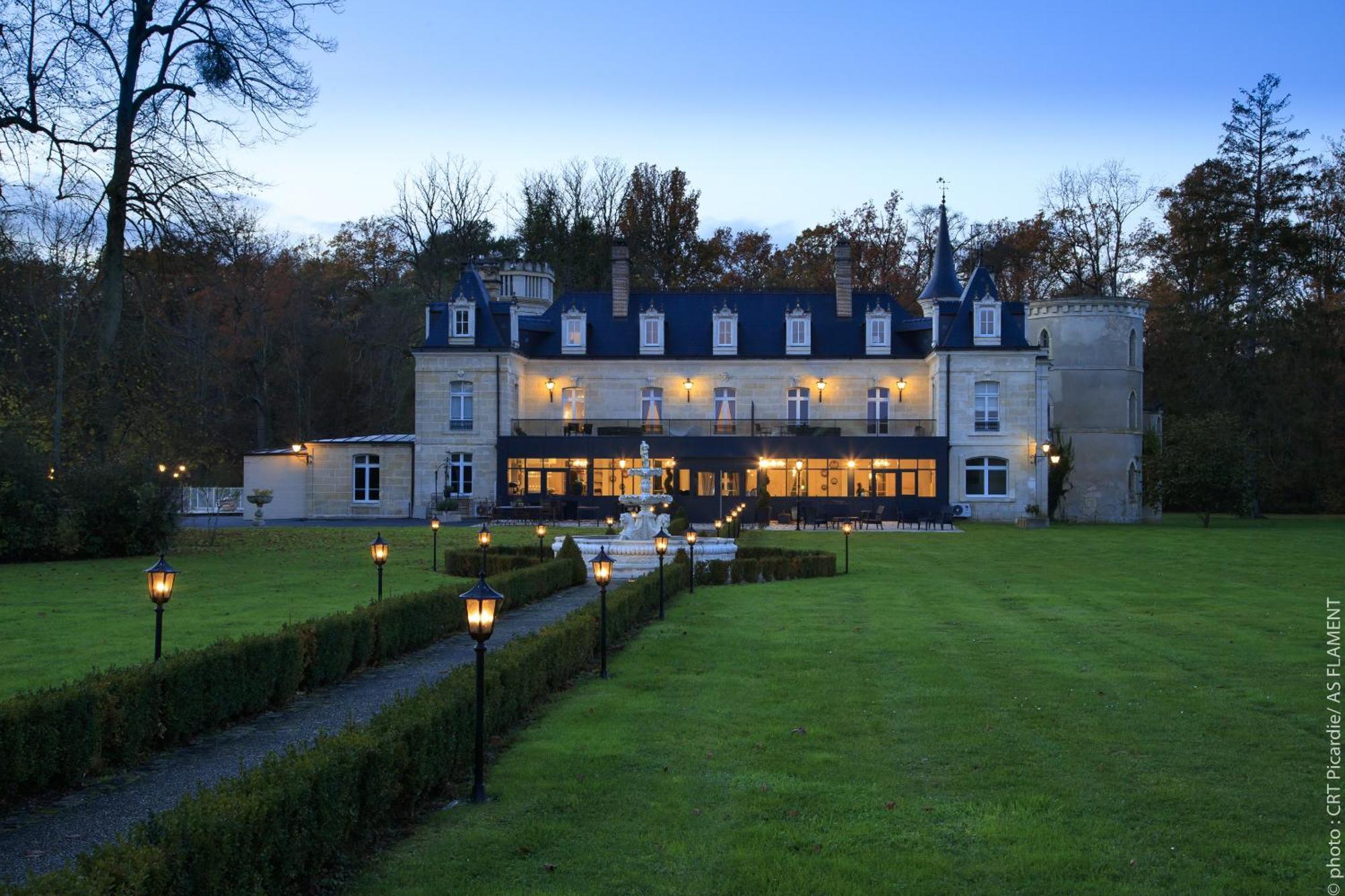 Chateau De Breuil Panzió Bruyères-et-Montbérault Kültér fotó
