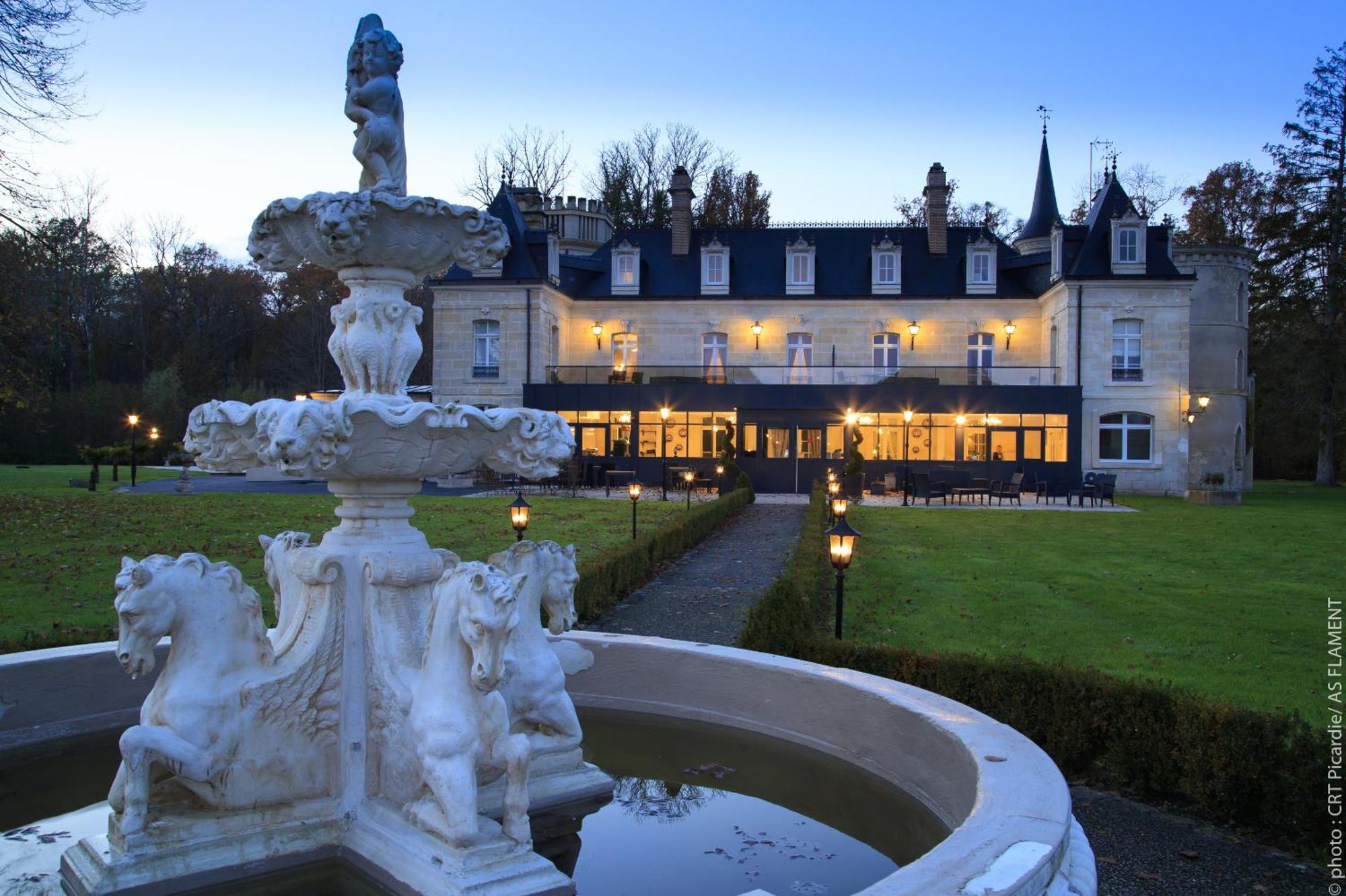 Chateau De Breuil Panzió Bruyères-et-Montbérault Kültér fotó