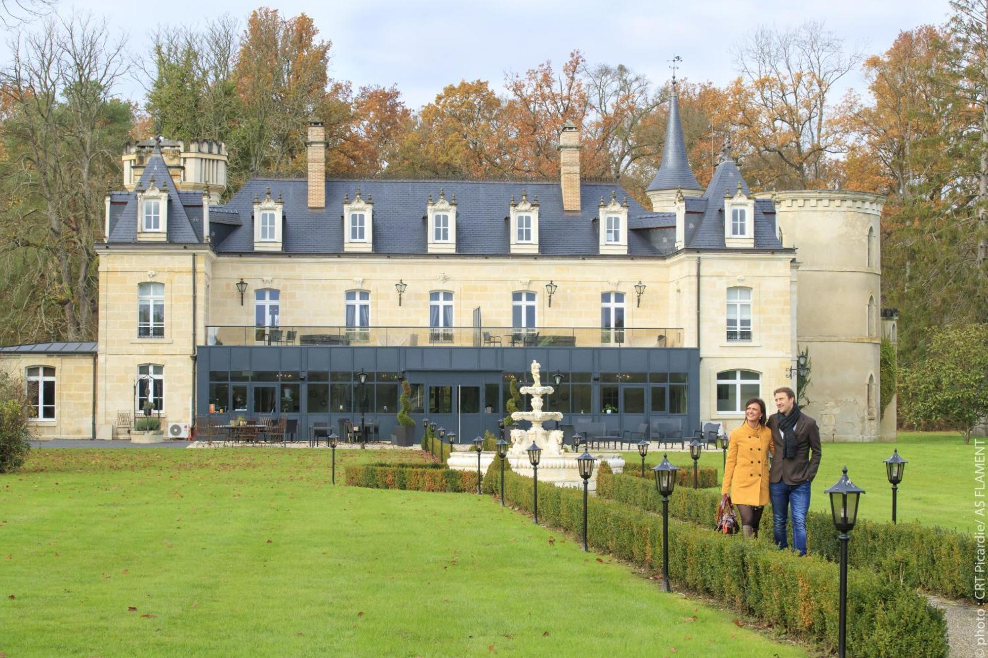 Chateau De Breuil Panzió Bruyères-et-Montbérault Kültér fotó